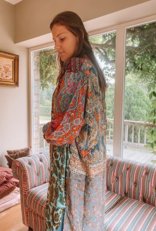 Silk Kimono KIM multicolored