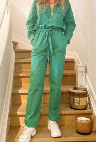 Combinaison pantalon ENORA vert Bottega